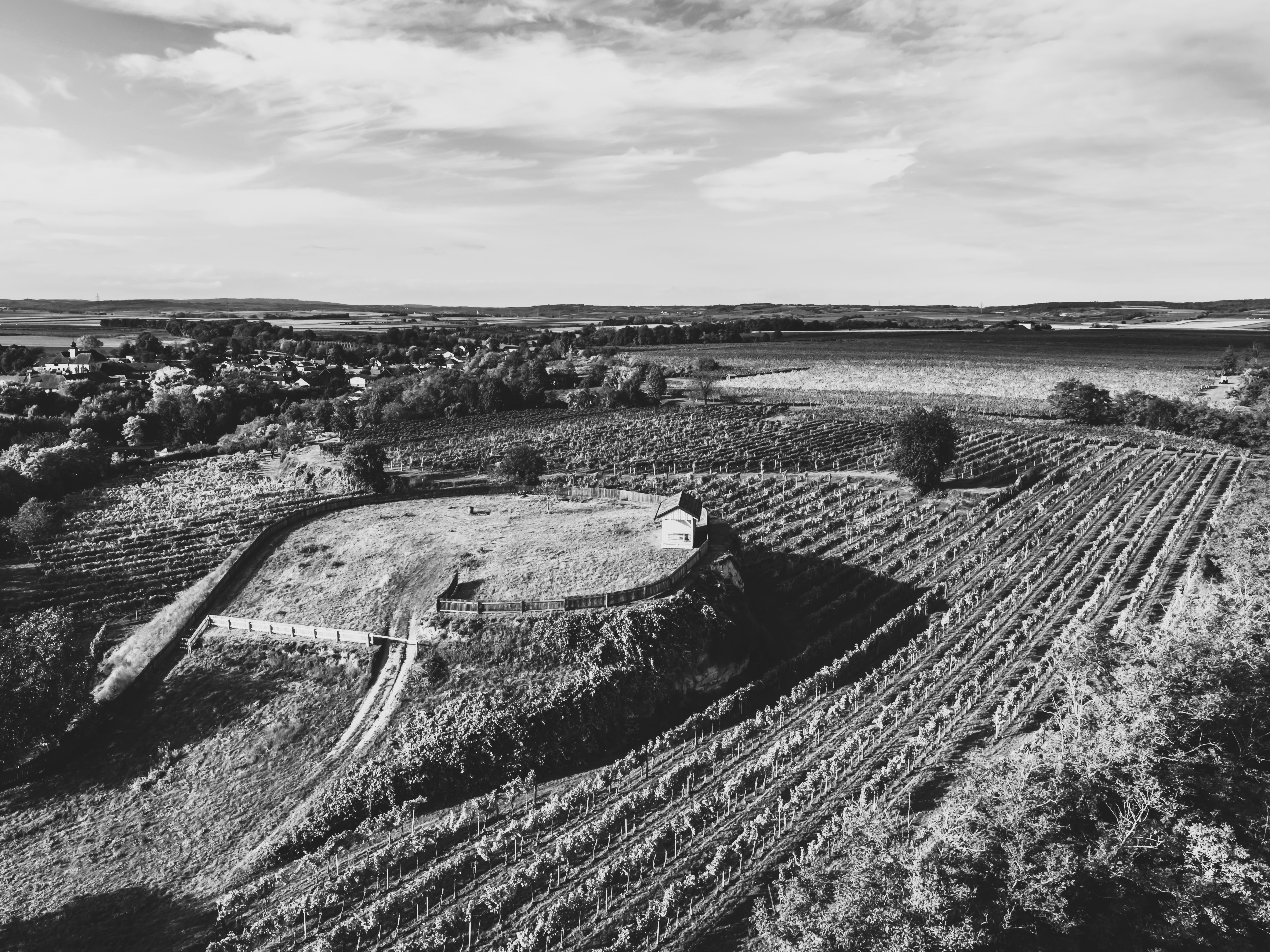 Schlossberg Wagram im Herbst